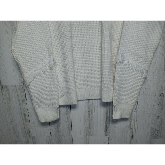 Michael Kors Women's Long Sleeve Waffle Knit Pullover Sweater Size M - Picture 2 of 7